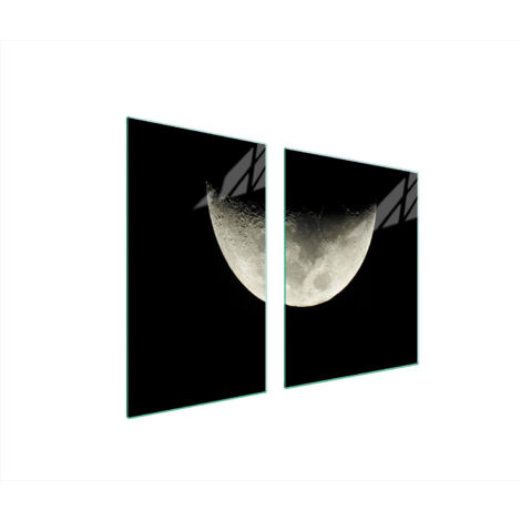 PLATO DE VIDRIO Y TABLA DE CORTAR 100x52 LUNA