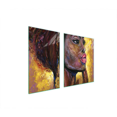 PLATO DE VIDRIO Y TABLA DE CORTAR 100x52 MUJER