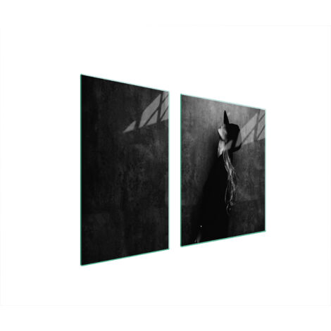 PLATO DE VIDRIO Y TABLA DE CORTAR 100x52 MUJER
