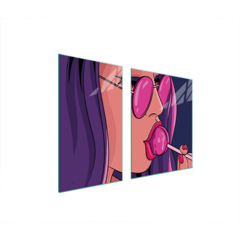 PLATO DE VIDRIO Y TABLA DE CORTAR 100x52 MUJER