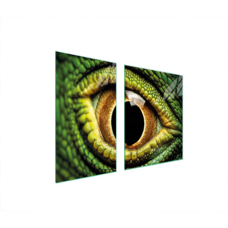 PLATO DE VIDRIO Y TABLA DE CORTAR 100x52 OJO