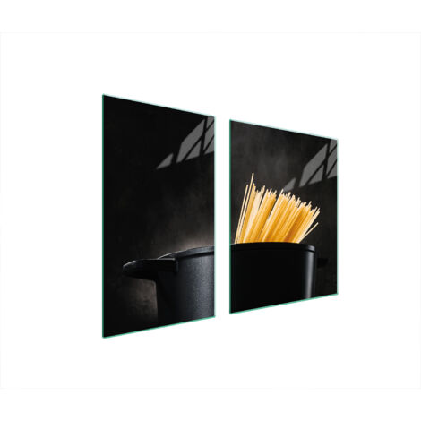 PLATO DE VIDRIO Y TABLA DE CORTAR 100x52 PASTA