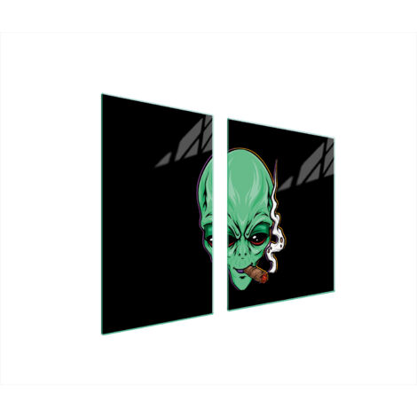 PLATO DE VIDRIO y TABLA DE CORTAR 100x52 UFO