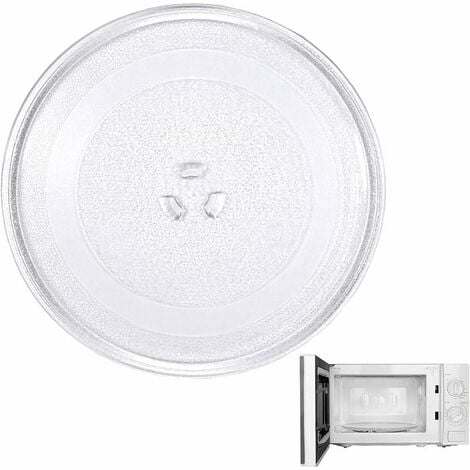 vidrio plato para microondas, plato giratorio de 25,5 cm para