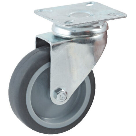PLATO GIRATORIO RUEDA 100MM GRIS - AVL - 5578100H