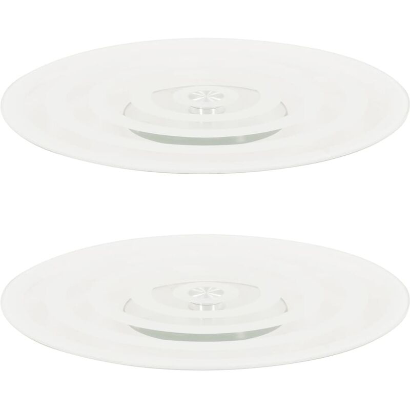 

Plato giratorio servir 2 uds vidrio templado transparente 30 cm