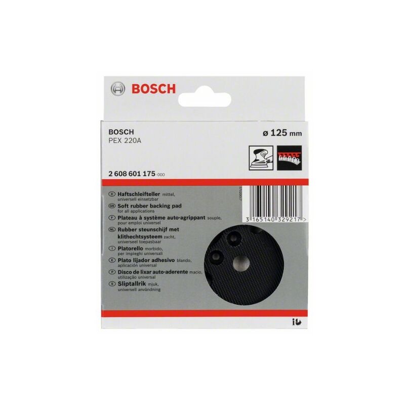

Plato Goma Pex 420 Ae- Semiduro - Bosch