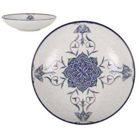 PLATO HONDO 21CM ROSETTA MONACO BRILLO