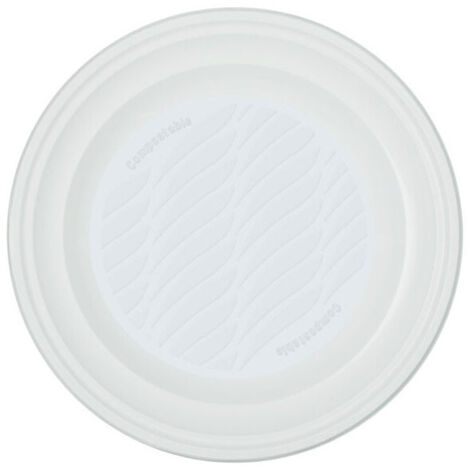 Plato hondo blanco Pz 15 Natural Bibo