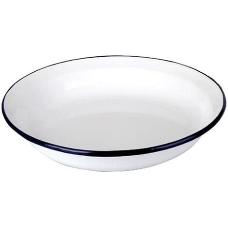 Plato hondo de acero esmaltado - 36 cm