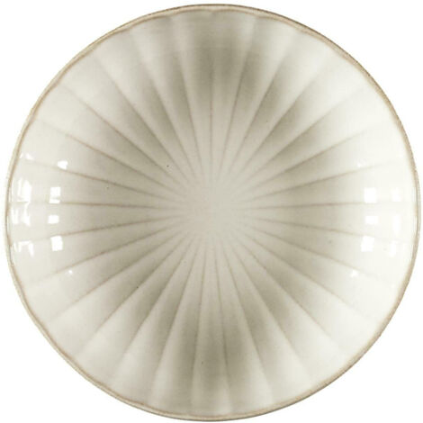 Plato hondo Vlora 20cm beige