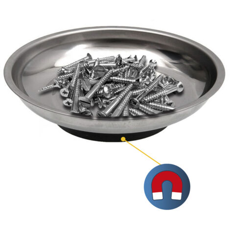 Plato imantado ø10,5cm acero inoxidable