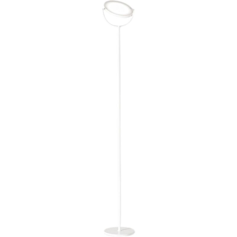 Plato - Lampadaire LED 30W à intensité variable, 3 000 K, 2 968 lm, H 190 cm, interrupteur à pédale - Perenz - Blanc Plato - Lampadaire LED 30W à intensité variable, 3 000 K, 2 968 lm, H 190 cm, interrupteur à pédale - Perenz - Blanc
