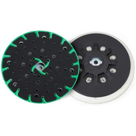 UGREAT Plato lijador 150 mm con aspiración de polvo - rosca de conexión M8 - recambio para plato lijador festool, compatible con lijadora excéntrica 150mm bosch makita etc