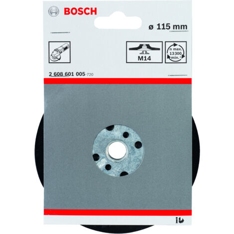 Plato lijador amoladora: 115mm  BOSCH 2608601005