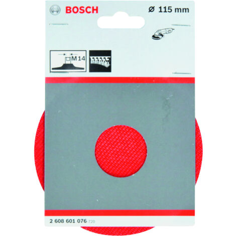 Plato lijador con "cierre cardillo" amoladora:115mm  BOSCH 2608601076