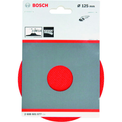 Plato lijador con "cierre cardillo" amoladora:125mm  BOSCH 2608601077