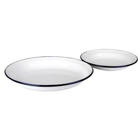 PLATO LLANO ESMALTADO 28 CMS. - IBILI
