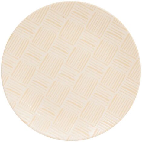 Plato llano Laetitia D26cm crema - Atmosphera créateur d'intérieur