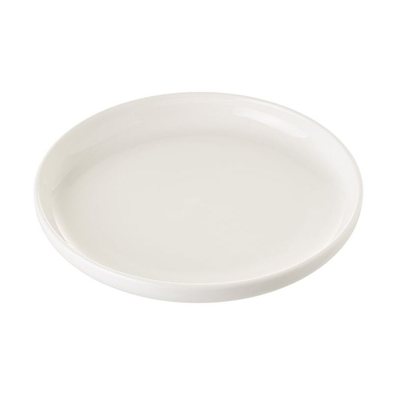 

Plato llano pequeño blanco porcelana shabby chic, de ø 21x3cm