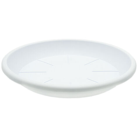 Plato maceta 16 cm Blanco