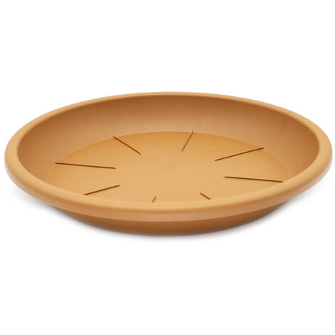 Plato maceta 22 cm Marron