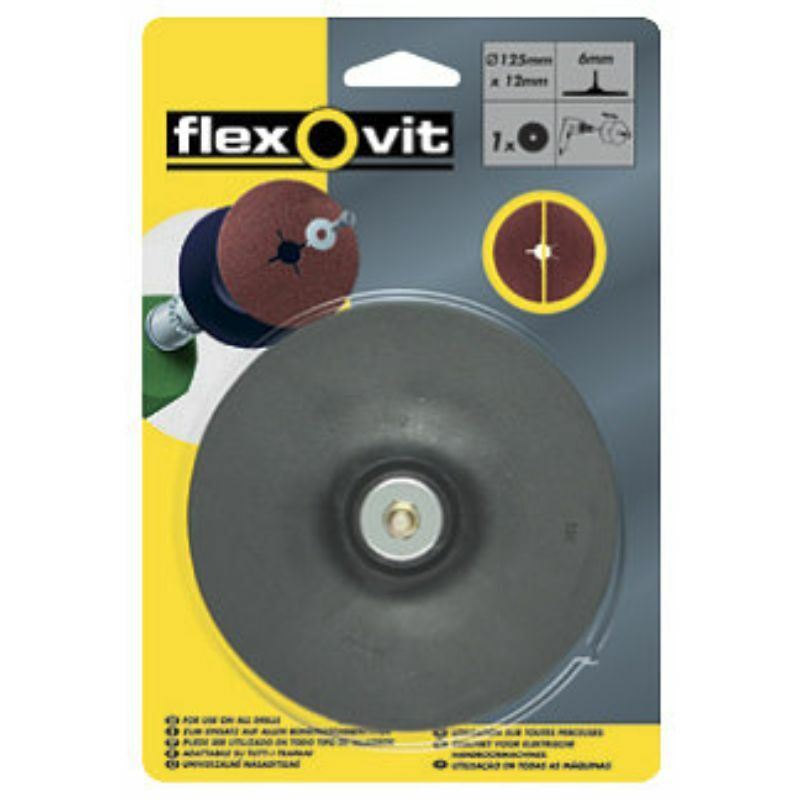 

Plato P/Disco Lija Taladro 125X12X6 (Bl1