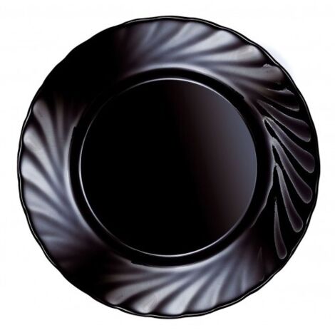 PLATO POSTRE 19.5 TRIANON BLACK NR LUM - ADI