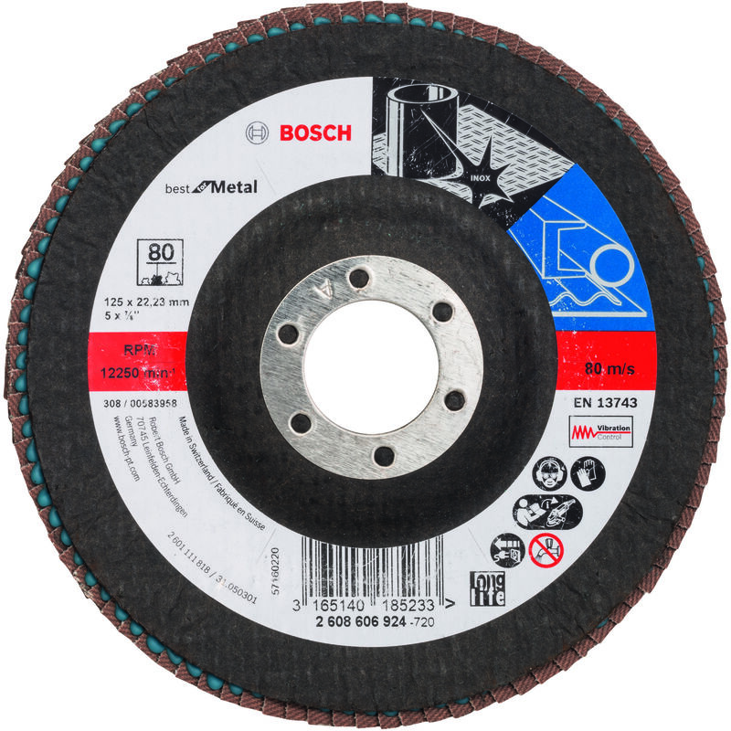 

BOSCH 2608606924 Plato pulidor X571, Best for Metal Ø 125 mm