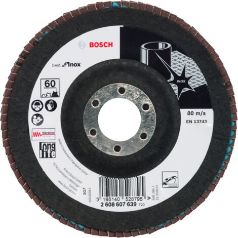 Plato pulidor X581 Best for Inox 125 mm 2223 mm 60 BOSCH 2608607639
