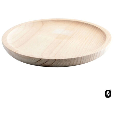 PLATO PULPO MADERA 24CM - ADI