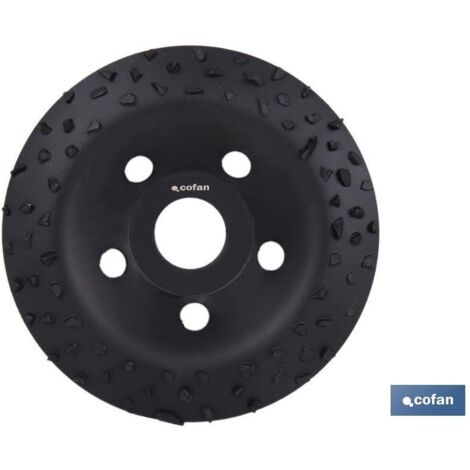 plato rectificador carburo de tungsteno multimateriales ø115 x 22,23 grano grueso
