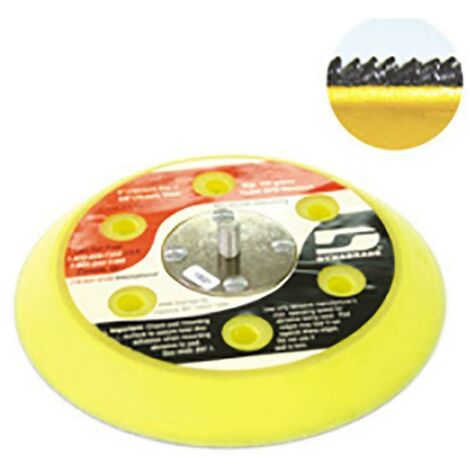plato rotorbital velcro 150x16mm 5/16'' con 6 taladros dynabrade