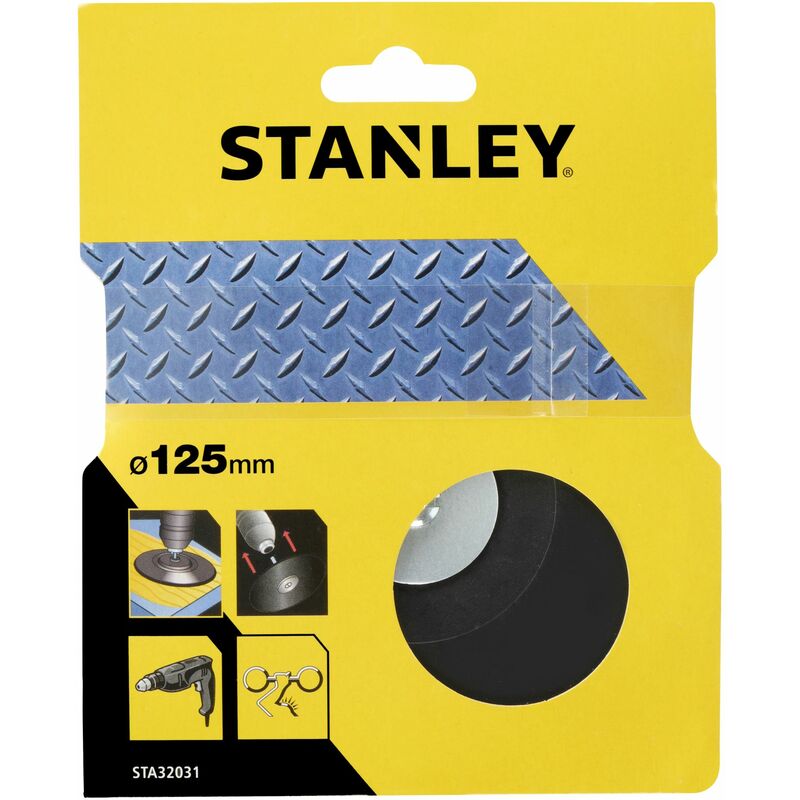 Plaque de support en caoutchouc pour foret ø 125 mm. stanley STA32031-XJ
