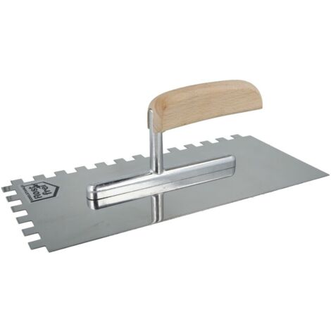 Platoir 270 x 130 mm dentelé 6 x 6 mm