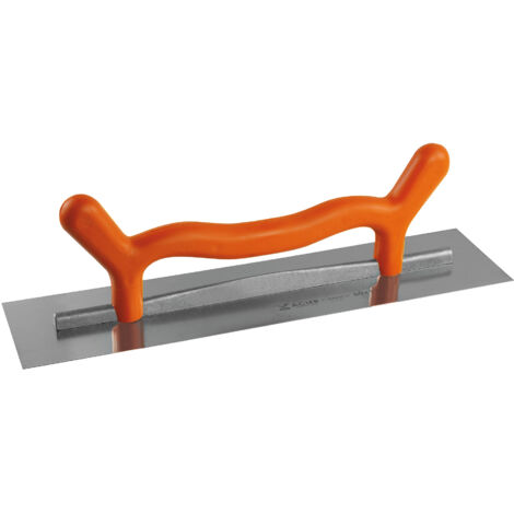 Platoir 50x12 cm – Lame en acier trempé 0,6 mm – Poignée plastique avec corne pour travail à deux mains