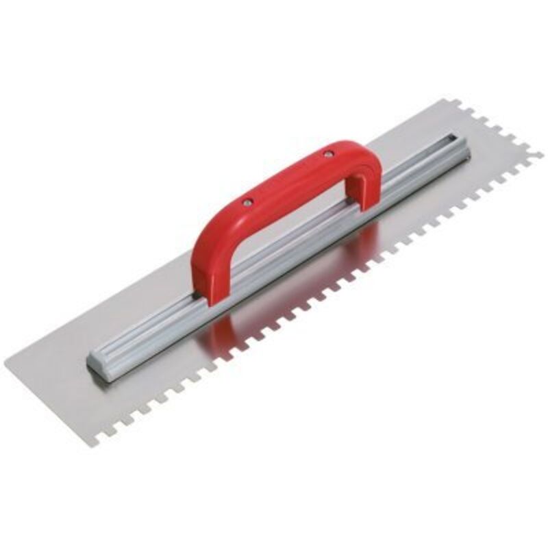 Taliaplast - sofop Platoir à colle inox 49x11,5 dents carrées 8mm