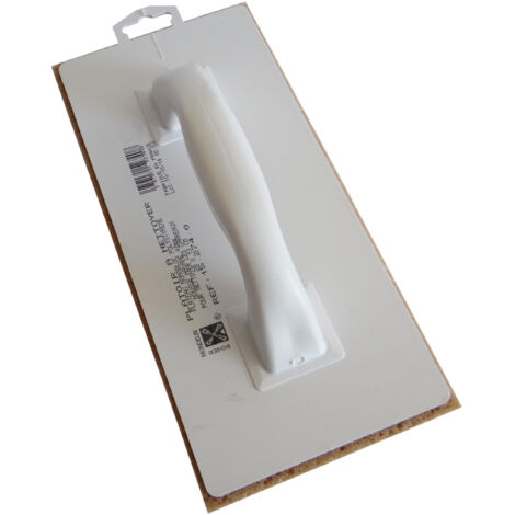 Platoir à nettoyer 34x17 cm – Semelle mousse polyuréthane havane 40 mm – Monobloc polystyrène choc – Poignée ergonomique – Pour joints ciment