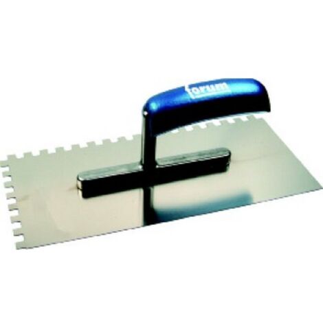 Platoir,acier inoxydable, denture carrée, Denture : 8 x 8 mm, Dimensions 280 x 130 mm