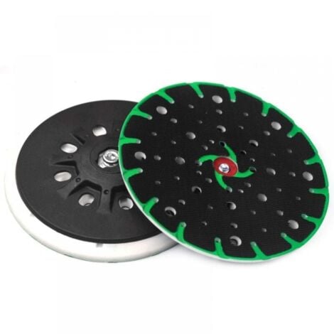 CYSLMUK Platorello 150 mm, filettatura di collegamento M8 - 49 fori con vite con funzione di aspirazione della polvere, compatibile con levigatrice orbitale Festool Rotex RO, ETS 150, ETS EC 150