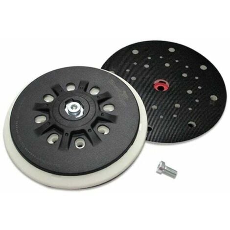 SERBIA Platorello abrasivo da 150 mm (6 pollici) a 8 fori compatibile con le levigatrici orbitali Bos-ch Festool ETS 150, ETS EC 150, LEX 150, WTS 150/7 498987 (morbido)