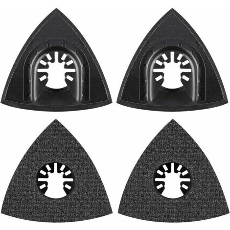 Platorello abrasivo e piastra di supporto - Accessori per platorello abrasivo multiutensile Delta per platorello di montaggio, lama multiutensile, accessori per utensili oscillanti per utensili elettr