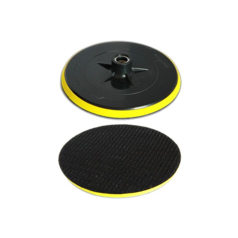 DA 125mm PLATORELLO VELCRATO M14 PORTA DISCO FLEX SMERIGLIATRICE ANG