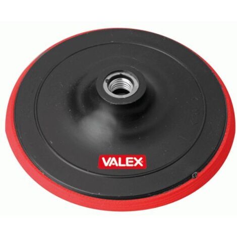 PLATORELLO CON VELCRO Ø180mm SMERIGLIATRICE M14 GAMBO 8mm TRAPANO VALEX