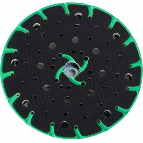 ODIPIE Platorello da 150 mm con aspirazione polvere - attacco filettato M8 - ricambio per platorello Festool, compatibile con levigatrice eccentrica da 150 mm