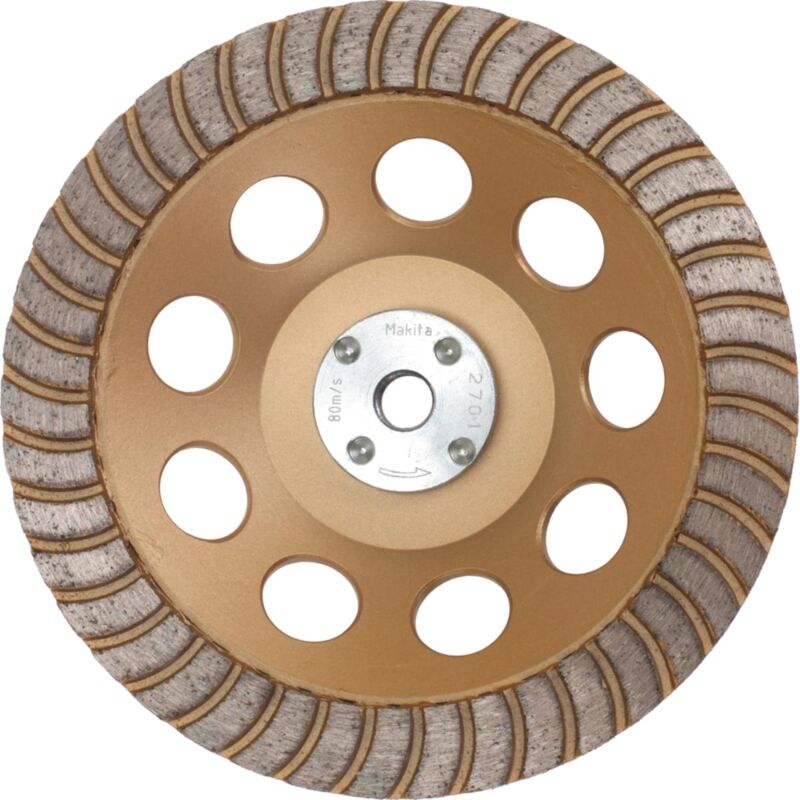 Disco diamantato con ammortizzazione 125 mm - M14 - segmento turbo - Makita