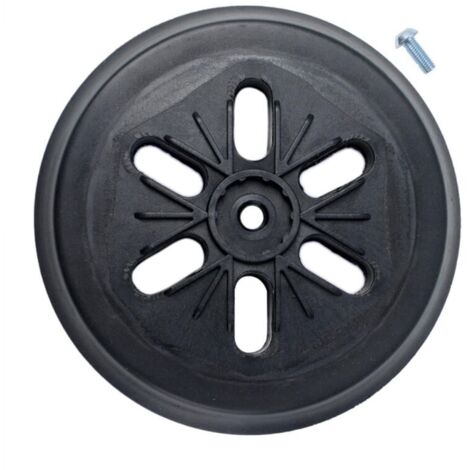 Platorello per levigatrici rotoorbitali Bosch GEX 150 AC, PEX 15 AE, GEX 150 Turbo, Ø 150 mm, con vite. Disco abrasivo compatibile con Bosch.