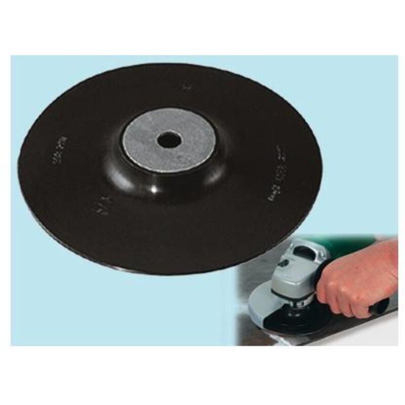 Wolfcraft - Platorello rigido per smerigliatrice confezione 3 pz