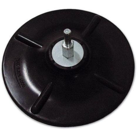 PLATORELLO TRAPANO IN PLASTICA C/VELCRO Ø125MM PG 338.00