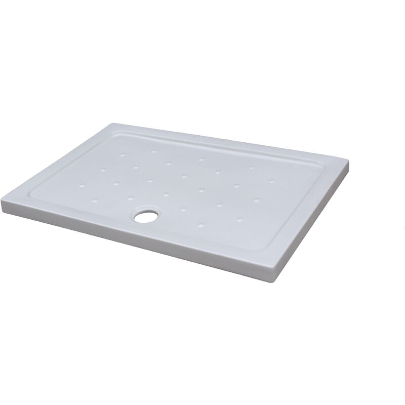 

Platos de ducha ceramica extra plano MERI 120X80 Dimensiones : 120X80X6,5 cm - BLANCO